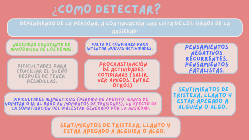 como detectar ansiedad